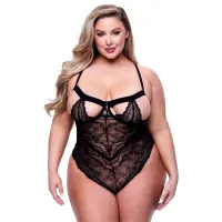 Baci - Sexy Strappy Lace Teddy Black Queen Baci - Sexy Strappy Lace Teddy Black Queen