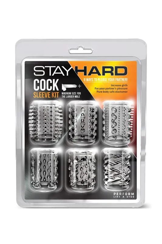 Blush - Stay Hard Penishüllen-Set Transparent – Bild 3