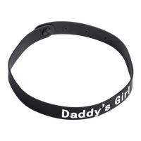 Halsband mit Aufschrift DADDYS GIRL Halsband mit Aufschrift DADDYS GIRL