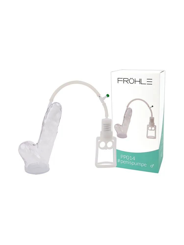 Fröhle: PP014 Realistische Penispumpe, glasklar Fröhle: PP014 Realistische Penispumpe, glasklar