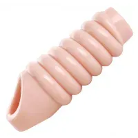 Size Matters - Wirklich großzügige, gerippte Penisvergrößerungsmanschette Size Matters - Wirklich großzügige, gerippte Penisvergrößerungsmanschette