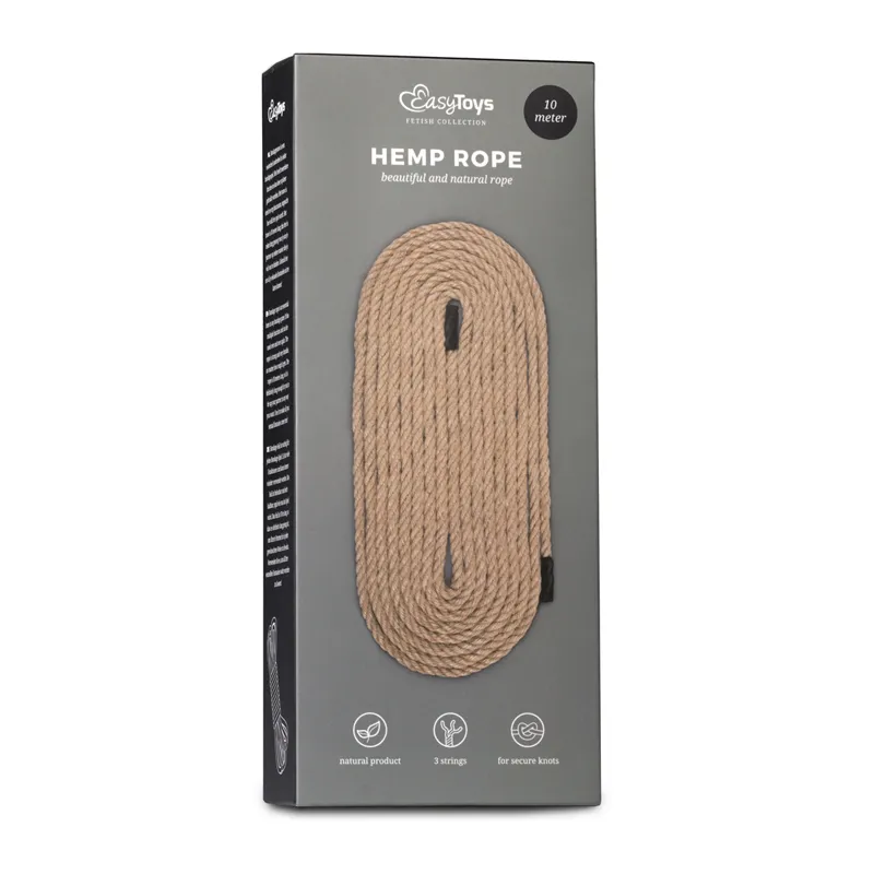 Easytoys Fetish - Hanf Bondage Seil - 10M – Bild 2