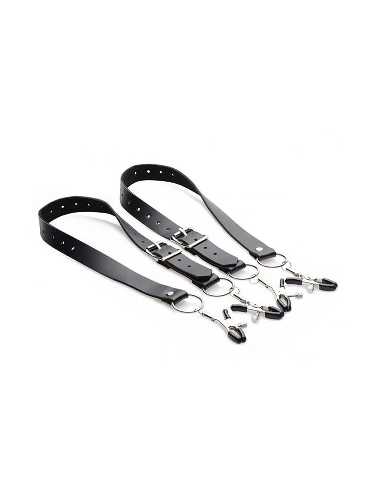 Master Series Spread: Schamlippen-Klemmen, schwarz (Medium) Master Series Spread: Schamlippen-Klemmen, schwarz (Medium)