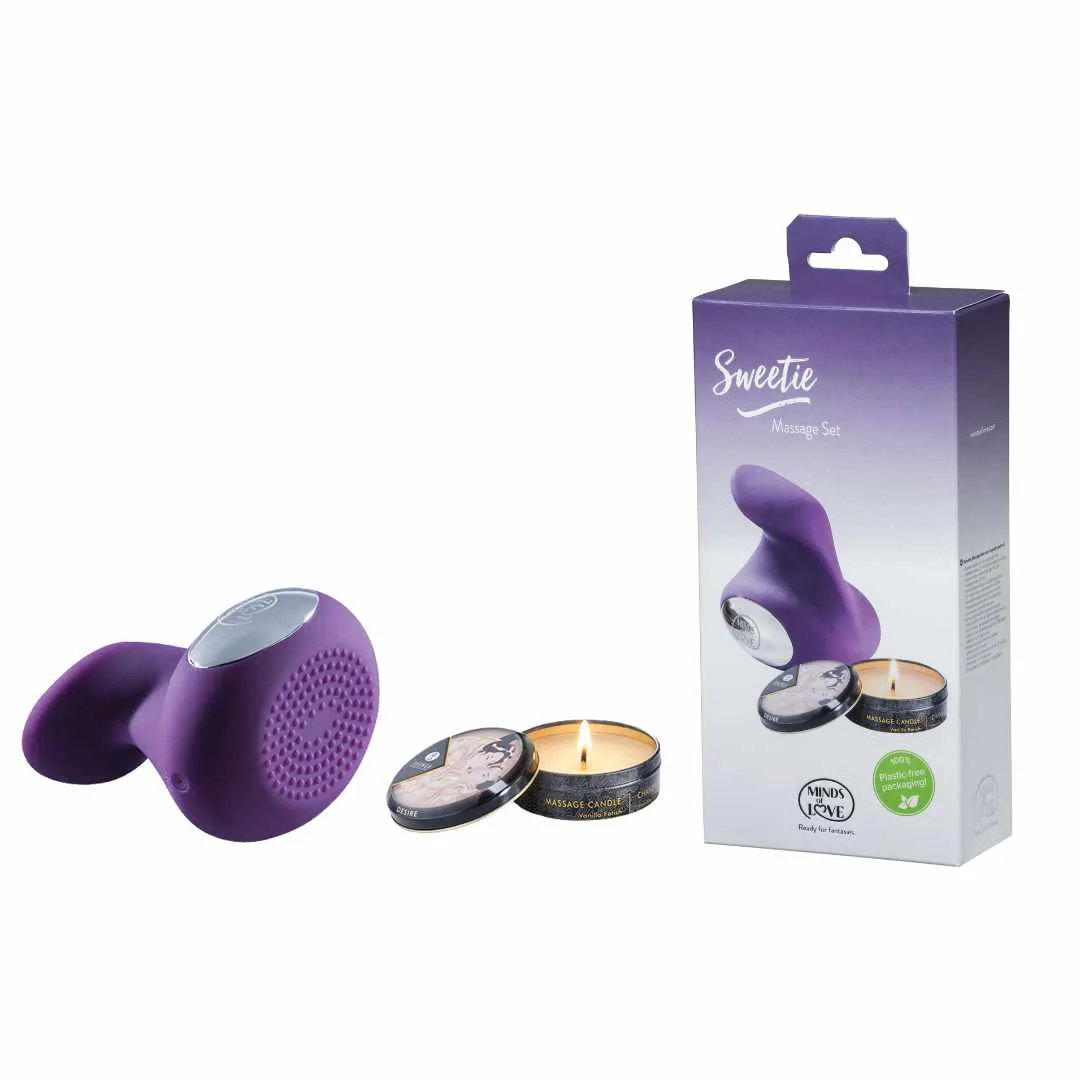 Vibrator „Sweetie“ plus Massagekerze – Bild 3