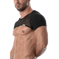 Schulter Harness Shirt mit Netz schwarz Schulter Harness Shirt mit Netz schwarz