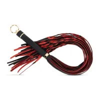 Easytoys Fetish - Flogger 64 cm - Rot und Schwarz Easytoys Fetish - Flogger 64 cm - Rot und Schwarz