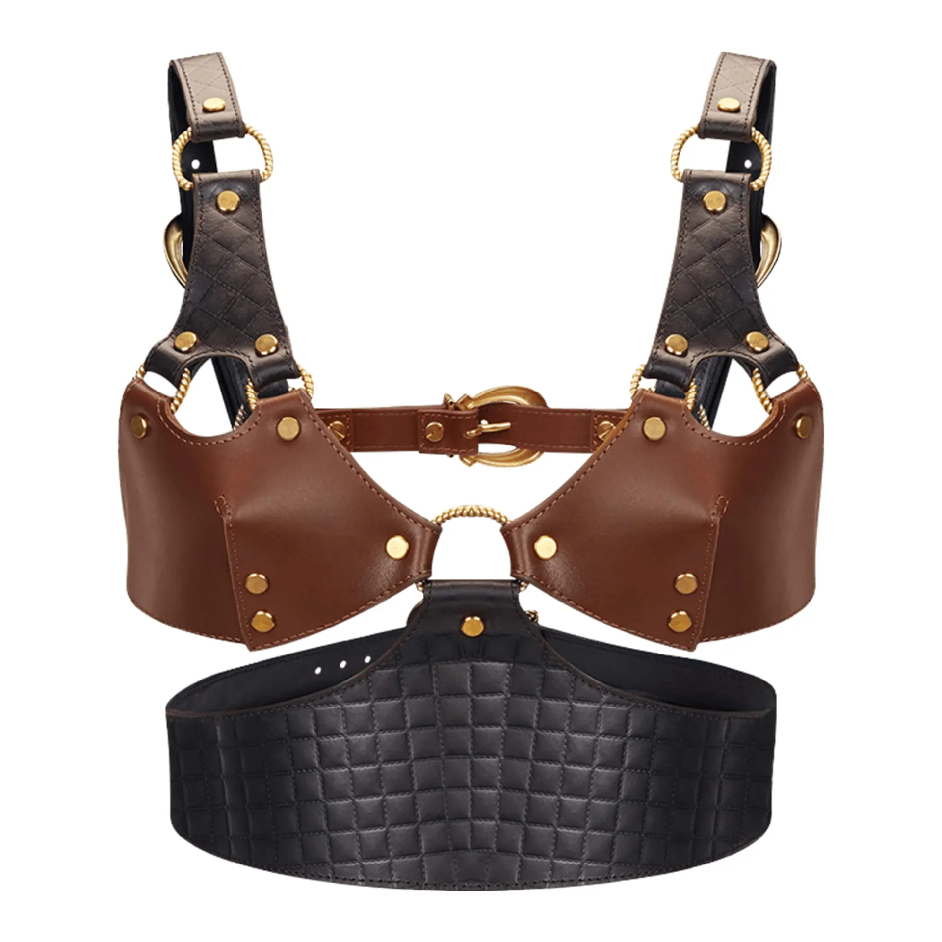 Bustier aus Reitleder Bustier aus Reitleder
