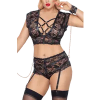 Spitzen-Set mit Handfesseln Plus Size Spitzen-Set mit Handfesseln Plus Size