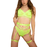 4tlg. Dessous Set in neon 4tlg. Dessous Set in neon