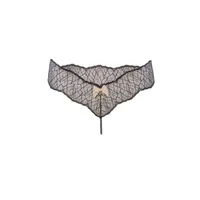 Bracli - Sydney Pearl String Black - Luxus-Dessous mit schwarzen Perlen Größe L Bracli - Sydney Pearl String Black - Luxus-Dessous mit schwarzen Perlen Größe L