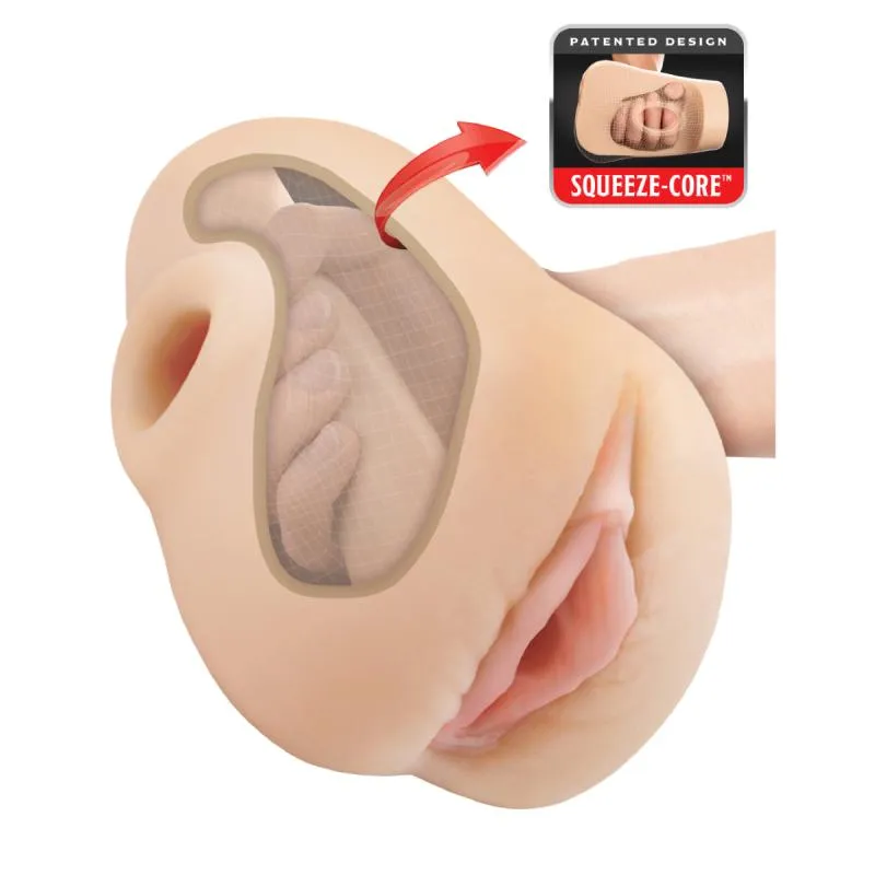 Pipedream - PDX Plus Pussy Pounder Squeeze Stroker - Beige Pipedream - PDX Plus Pussy Pounder Squeeze Stroker - Beige