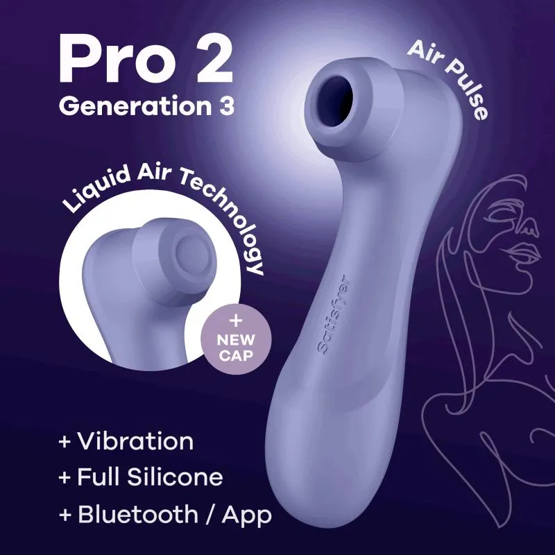 Satisfyer »Pro 2 Generation 3« Druckwellenvibrator mit App-Steuerung – Bild 4