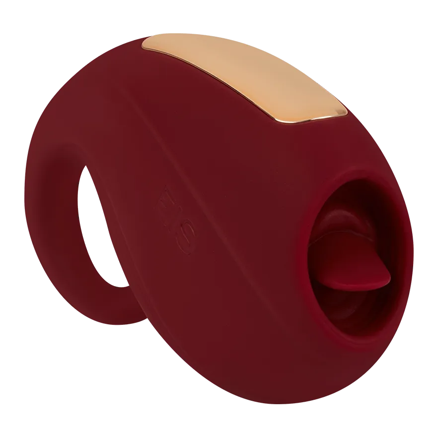 Silikon-Auflegevibrator mit Zunge, 9,6 cm Silikon-Auflegevibrator mit Zunge, 9,6 cm