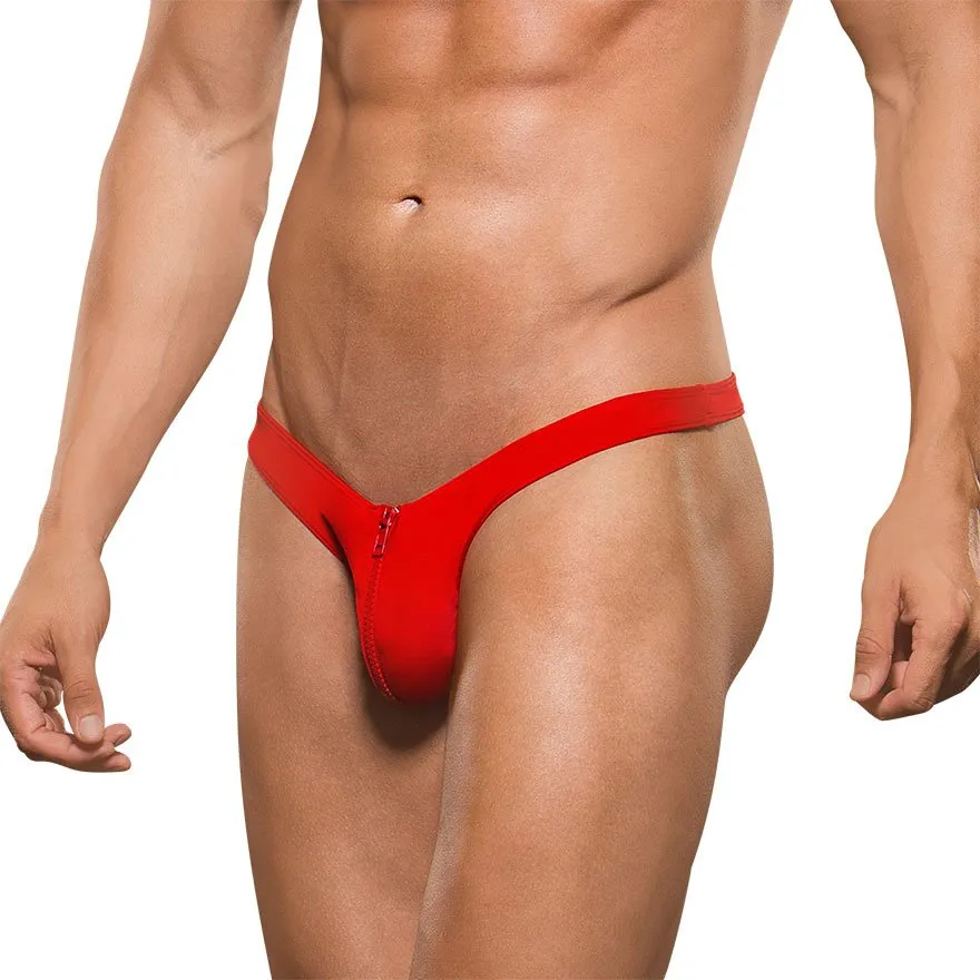 Tanga mit Front-Reißverschluss Tanga mit Front-Reißverschluss