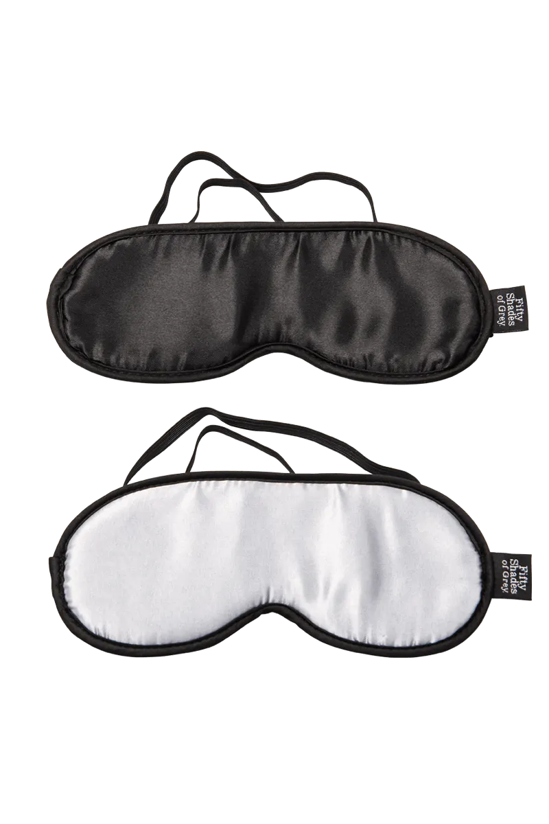 2 gepolsterte Satin-Augenmasken - Shades of Grey 2 gepolsterte Satin-Augenmasken - Shades of Grey