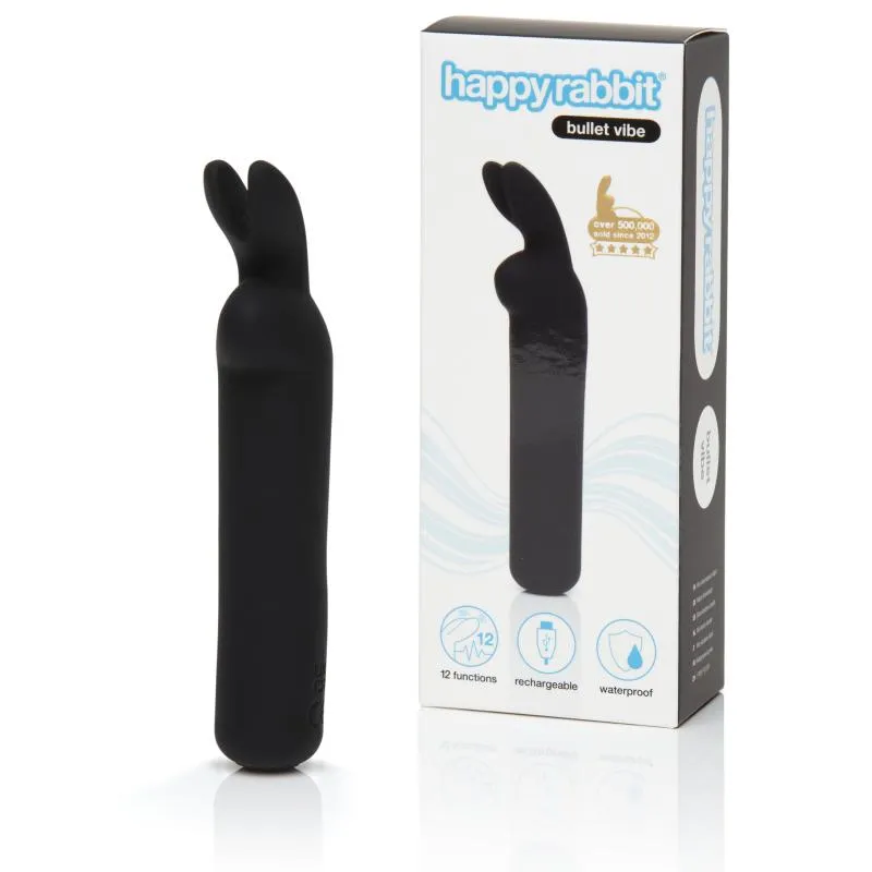 Happy Rabbit – Bullet Vibrator – Wiederaufladbar & Schwarz Happy Rabbit – Bullet Vibrator – Wiederaufladbar & Schwarz