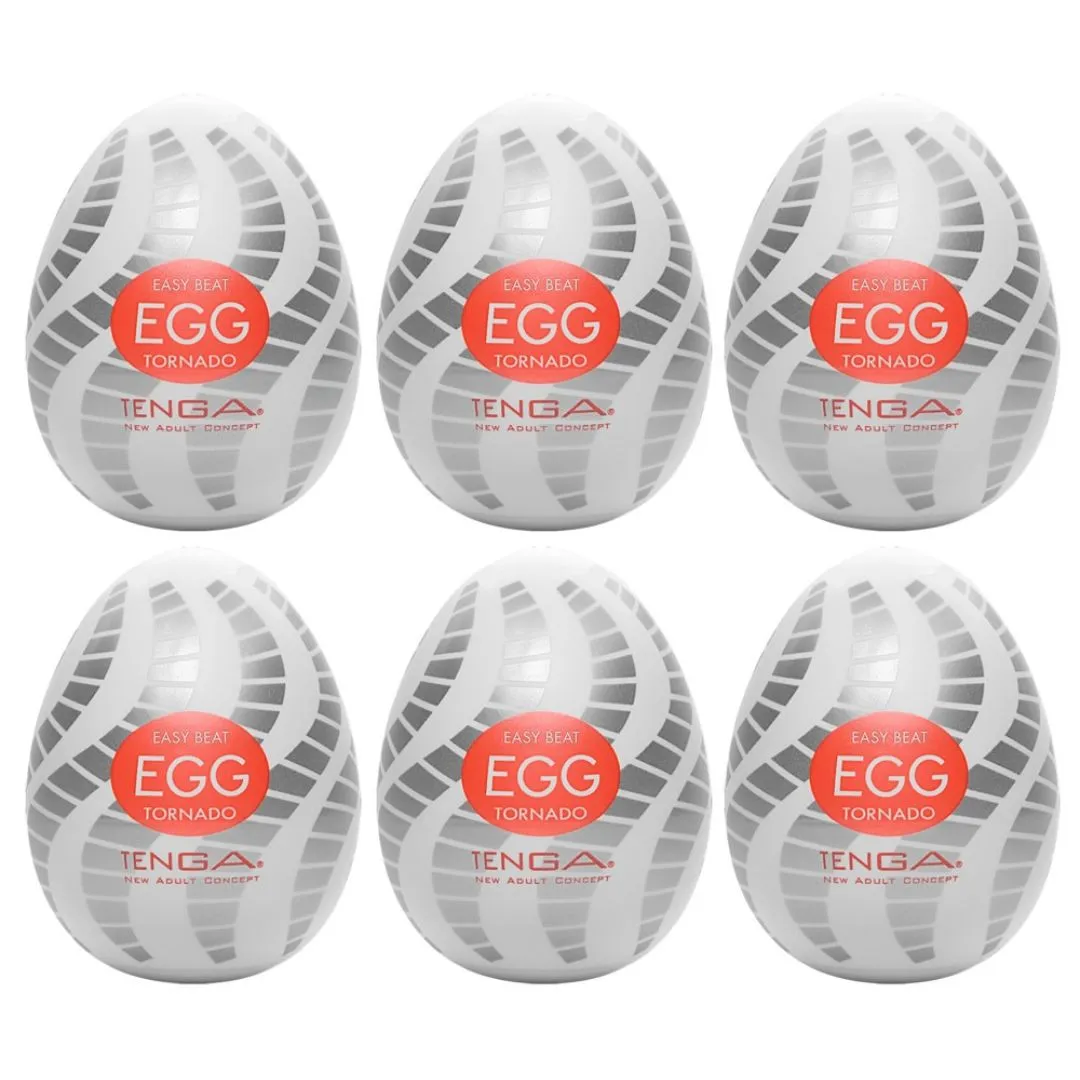 Tenga-Ei Masturbator „Egg Tornado“ mit Spiralrillen-Struktur Tenga-Ei Masturbator „Egg Tornado“ mit Spiralrillen-Struktur
