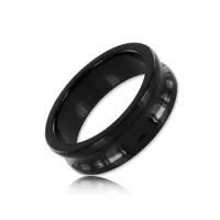 Black Label Black Belowed C-Ring: Edelstahl-Penisring, schwarz (40mm) Black Label Black Belowed C-Ring: Edelstahl-Penisring, schwarz (40mm)