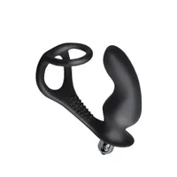 Rocks-Off RO-zen Pro: Vibroplug mit Penisring, schwarz Rocks-Off RO-zen Pro: Vibroplug mit Penisring, schwarz