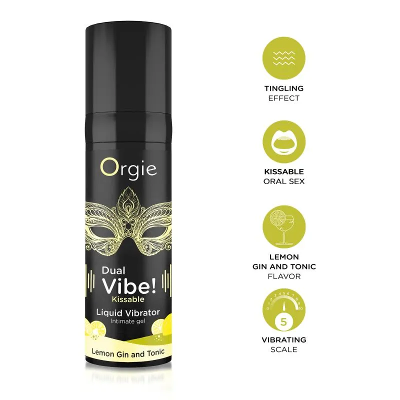 Orgie - Dual Vibe Liquid Vibrator Lemon Gin & Tonic – Bild 2