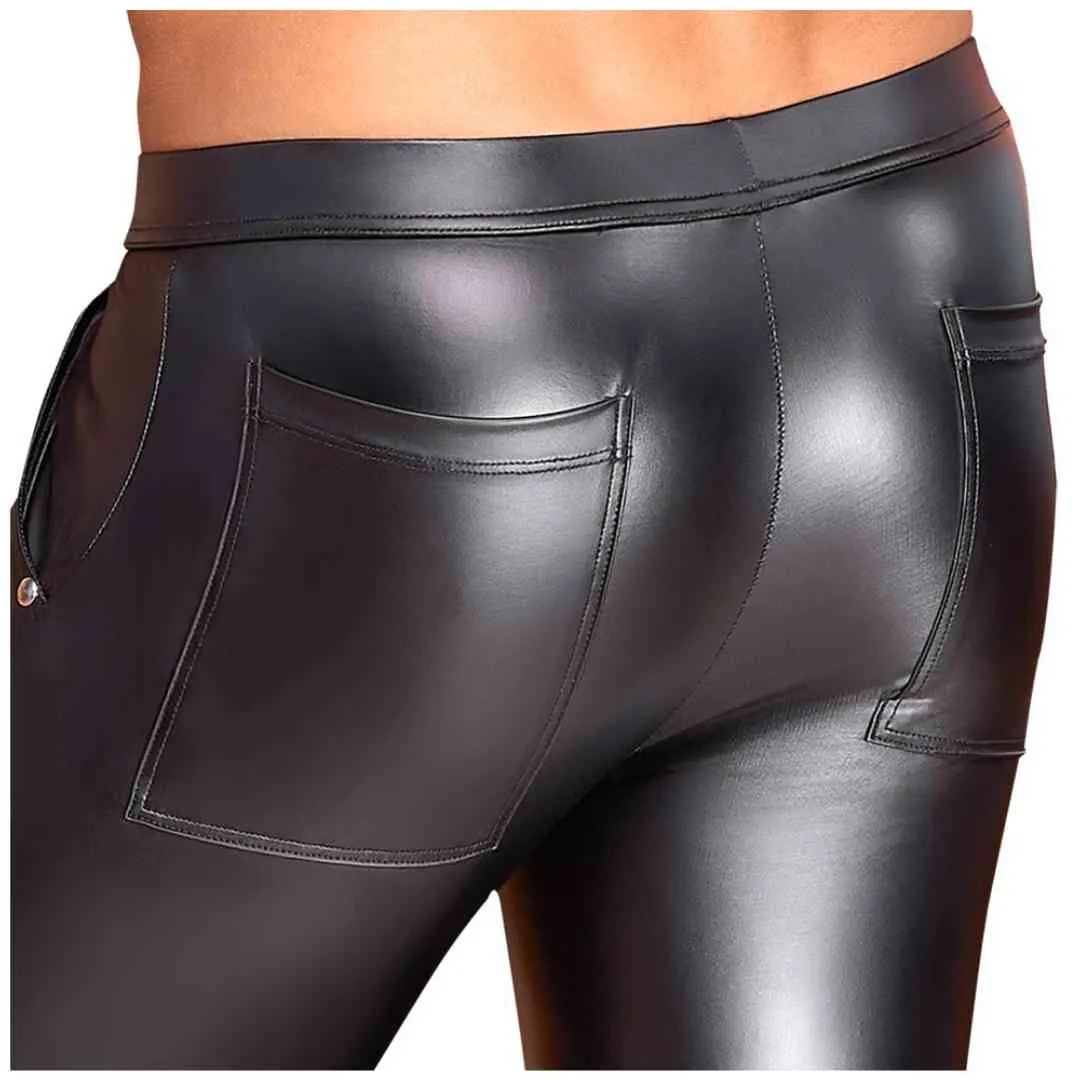 Hose im Mattlook mit Nieten-Details – Bild 5