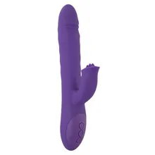Rotierender und stoßender Rabbit-Vibrator