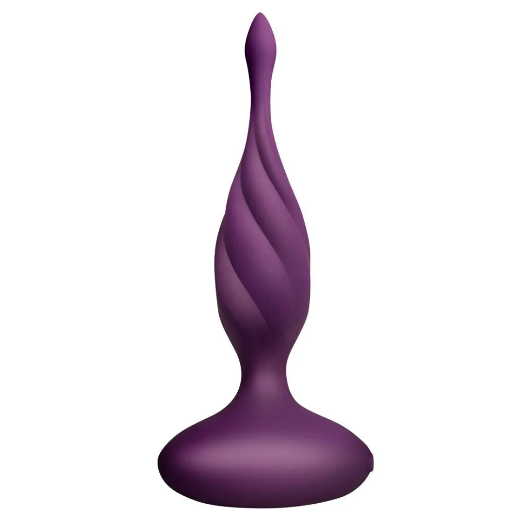 Vibro-Analplug mit Spiralstruktur und Fernbedienung – Bild 3