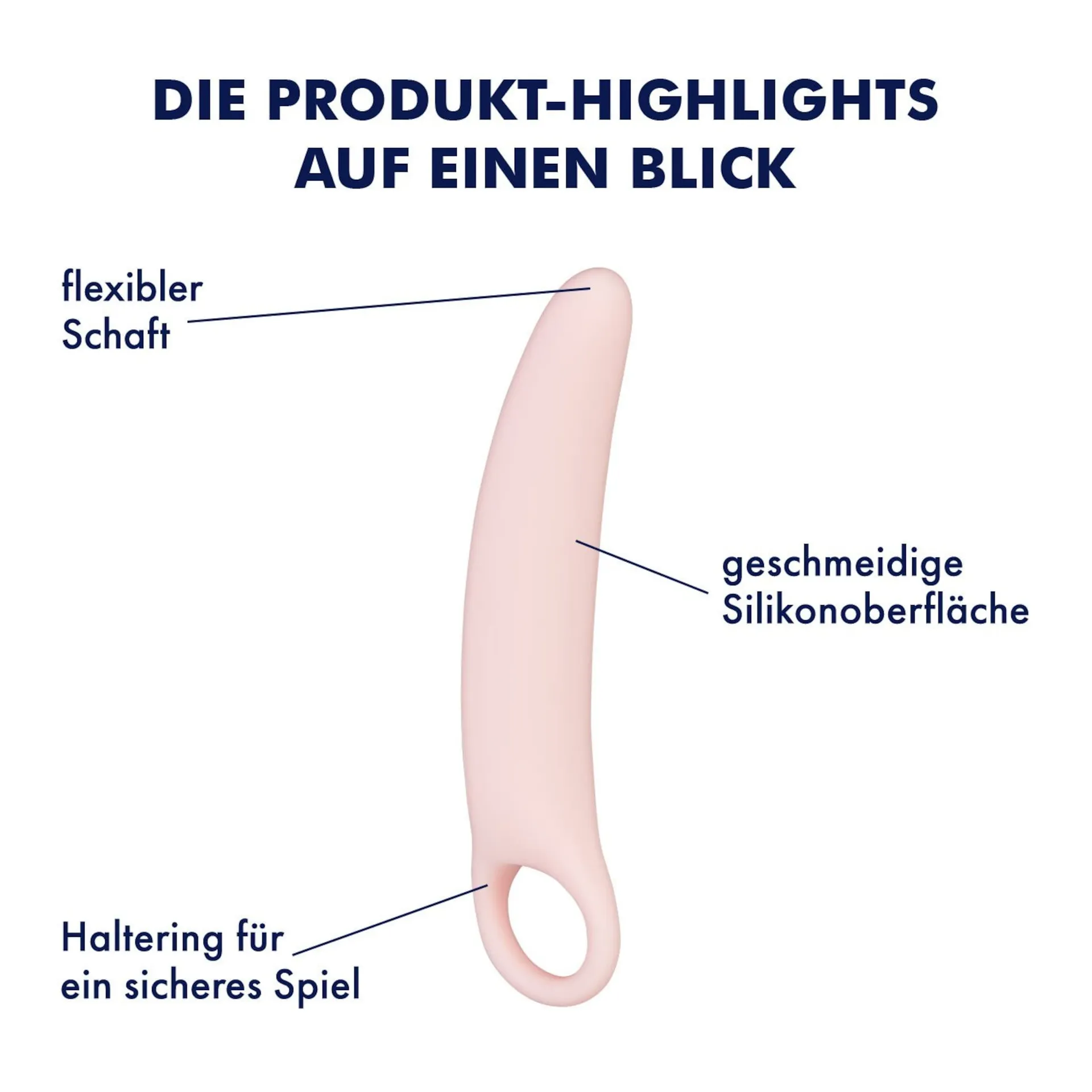 Vaginaltrainer aus Silikon, 20 cm Vaginaltrainer aus Silikon, 20 cm