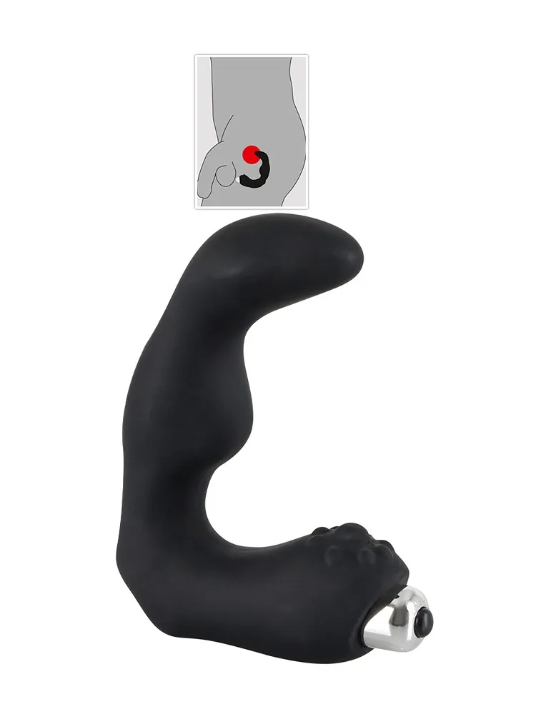 Rebel Prostate Vibe: Prostata-Vibrator, schwarz Rebel Prostate Vibe: Prostata-Vibrator, schwarz