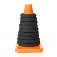 Perfect Fit Play Zone Kit: Penisringe-Set, schwarz/orange Perfect Fit Play Zone Kit: Penisringe-Set, schwarz/orange