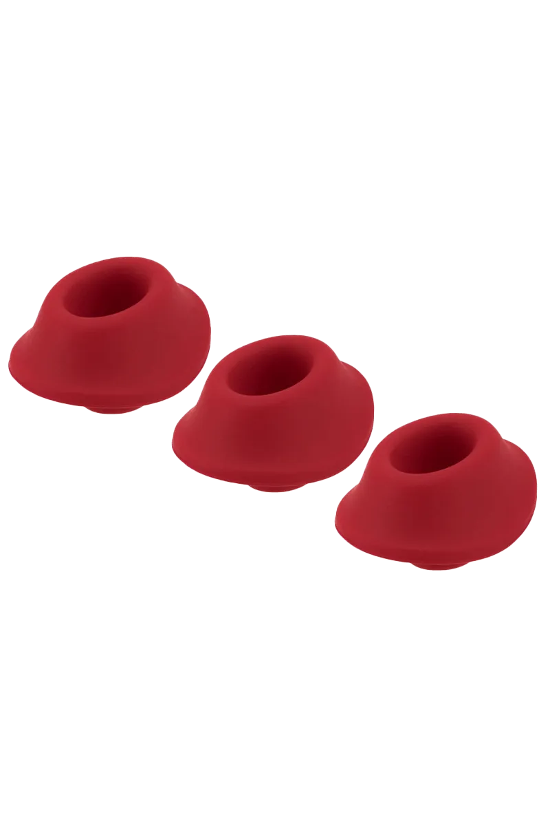 3er Pack Ersatzkappen - Womanizer® Premium 2 / Classic 2 / Starlet 3 - rot 3er Pack Ersatzkappen - Womanizer® Premium 2 / Classic 2 / Starlet 3 - rot