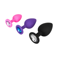 Konische Analplugs aus Silikon, 3 Größen Konische Analplugs aus Silikon, 3 Größen