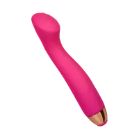 Genoppter G-Punkt-Vibrator aus Silikon, wiederaufladb., 18 cm Genoppter G-Punkt-Vibrator aus Silikon, wiederaufladb., 18 cm