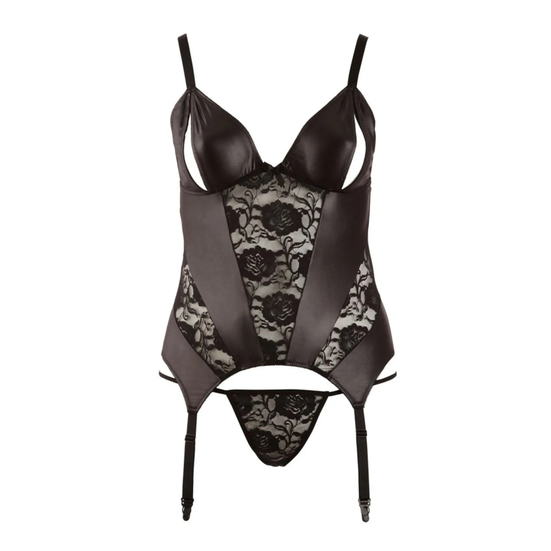 Strapshemd plus String aus Spitze Strapshemd plus String aus Spitze