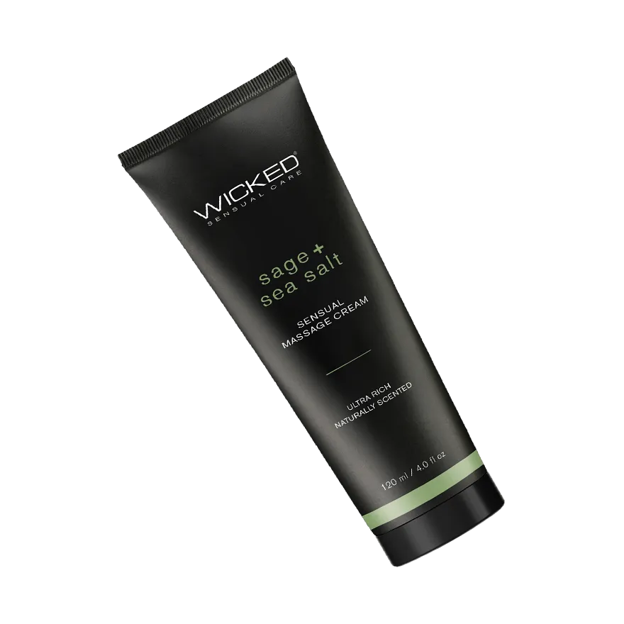 Sage + Sea Salt - Sensual Massage Cream, 120 ml Sage + Sea Salt - Sensual Massage Cream, 120 ml