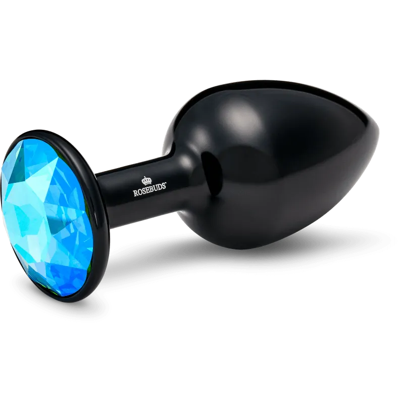 Rosebuds™ - Medium Alu Schwarz Kristall Rosebuds™ - Medium Alu Schwarz Kristall
