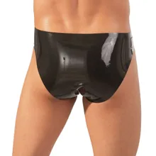 Slip mit Showmaster-Öffnung für Penis und Hoden, Latex Slip mit Showmaster-Öffnung für Penis und Hoden, Latex