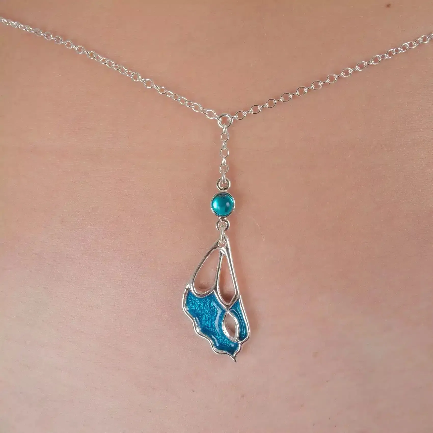 Sylvie Monthulé - Hüftkette Schmetterlingsflügel | Silber Größe XS – Bild 2