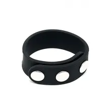 Silikon-Penisriemen, schwarz Silikon-Penisriemen, schwarz