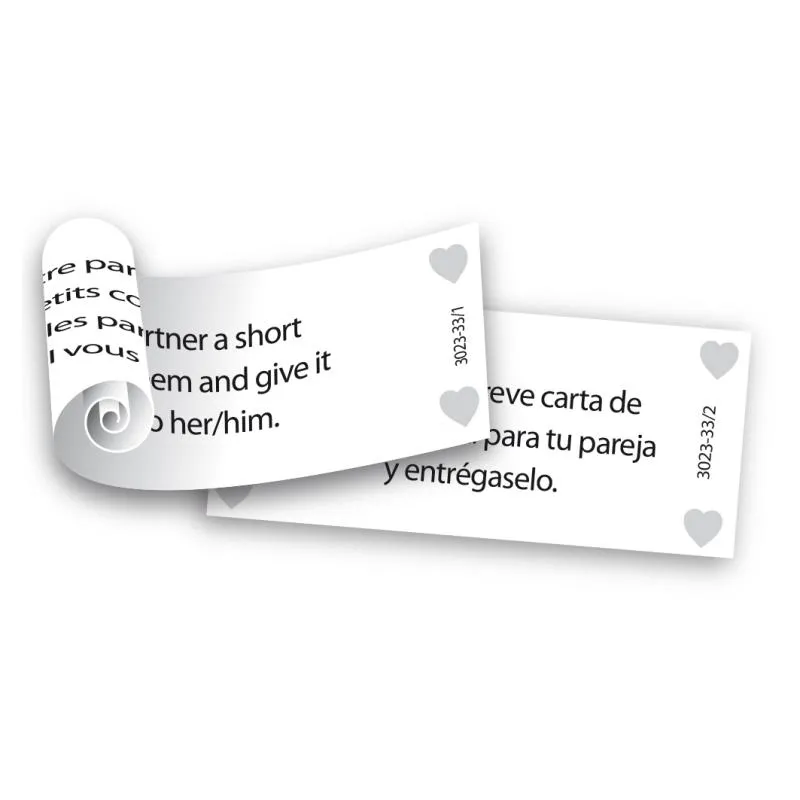 Romantic Heart – Romantisches Pärchenspiel mit Aufgaben – EN/ES – Bild 2