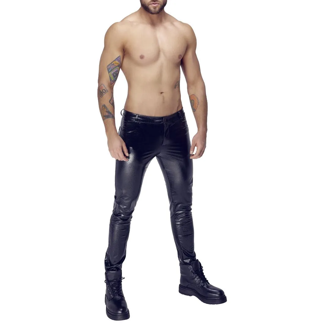 Hose in Schlangenhaut-Optik, elastisch Hose in Schlangenhaut-Optik, elastisch