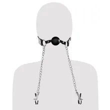 Deluxe Knebel an Nippelklemmen Deluxe Knebel an Nippelklemmen