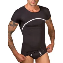 Eros Veneziani Cool Boy: T-Shirt, schwarz (M/L) Eros Veneziani Cool Boy: T-Shirt, schwarz (M/L)