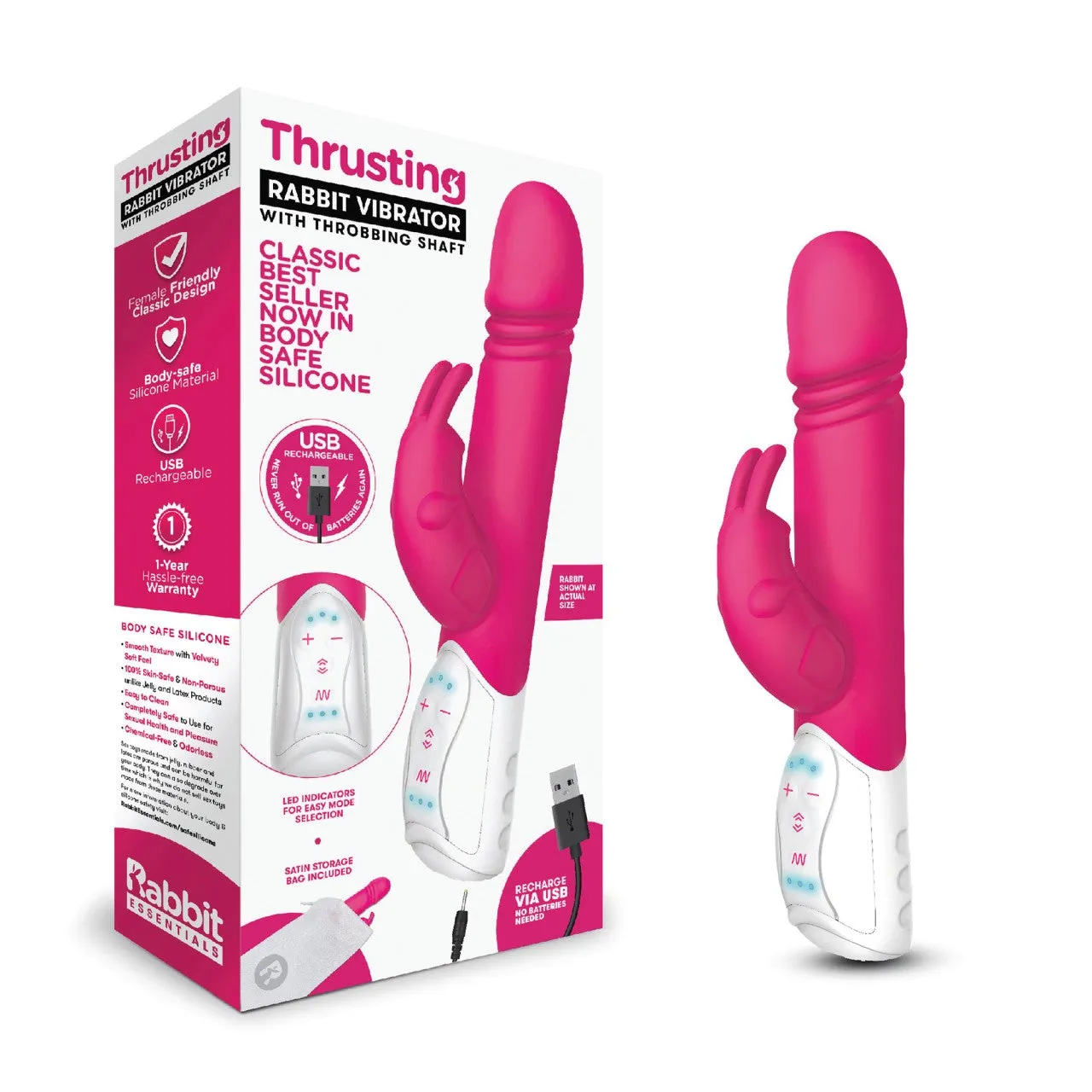 Rabbitvibrator „Thrusting Rabbit with throbbing shaft“ – Bild 3