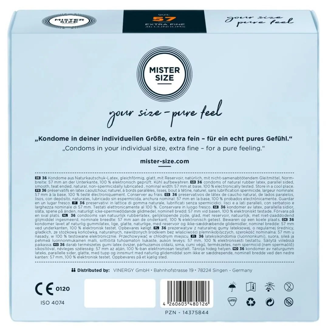 Kondome „57 mm“, transparent, hauchdünn, feucht – Bild 5