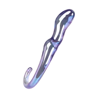 Glasdildo mit Haltegriff, 18 cm Glasdildo mit Haltegriff, 18 cm