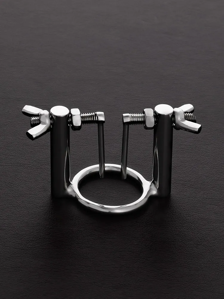 Triune Vice Grip Urethral Stretcher: Edelstahl-Eichelring mit Harnröhrendehner Triune Vice Grip Urethral Stretcher: Edelstahl-Eichelring mit Harnröhrendehner