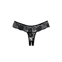 Adore Chiqui Love: Ouvertstring, schwarz (One Size) Adore Chiqui Love: Ouvertstring, schwarz (One Size)