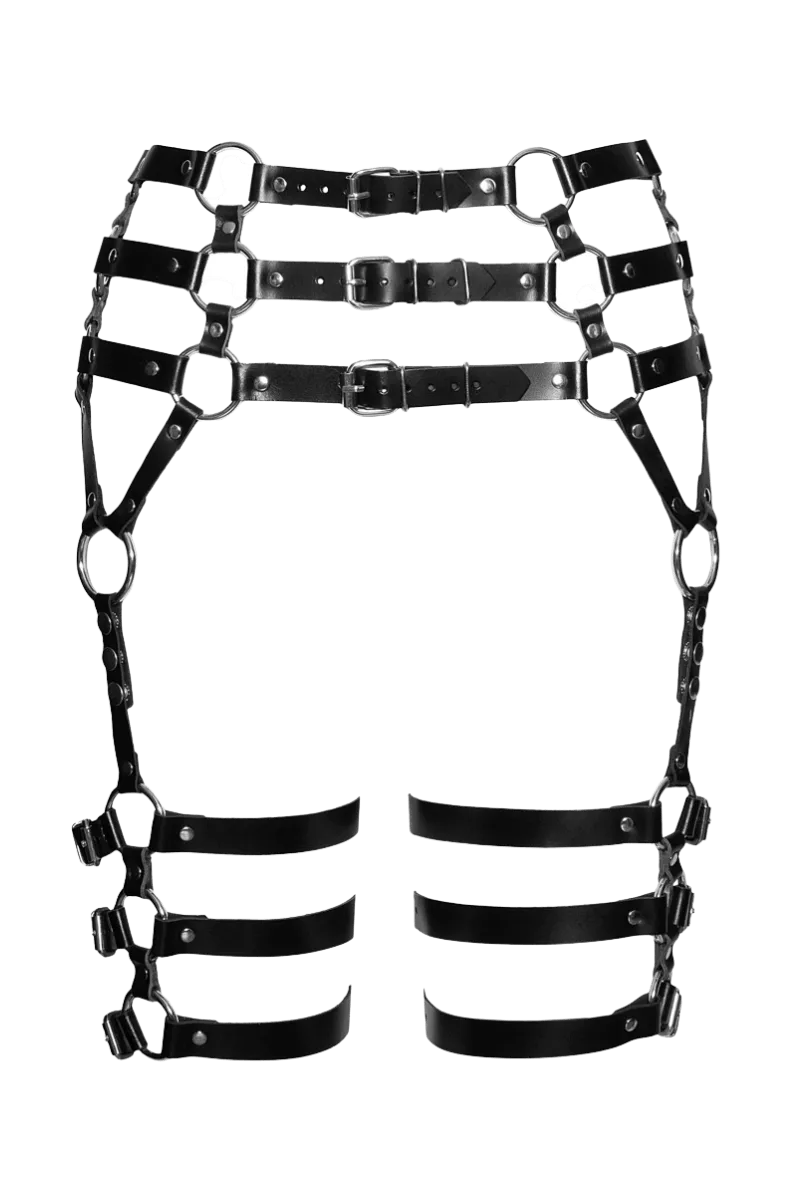 Leder Harness Taillengurt Leder Harness Taillengurt