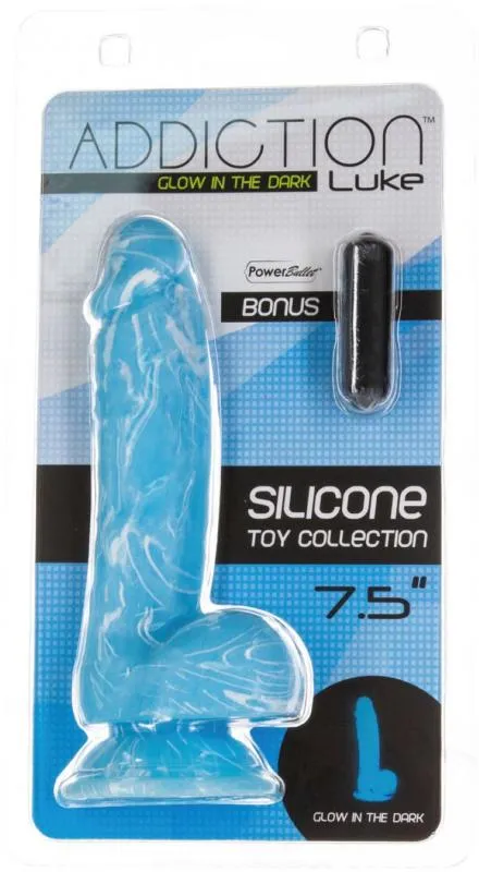 Addiction - Luke Im-Dunkeln-leuchtender-Dildo - 18 cm – Bild 5